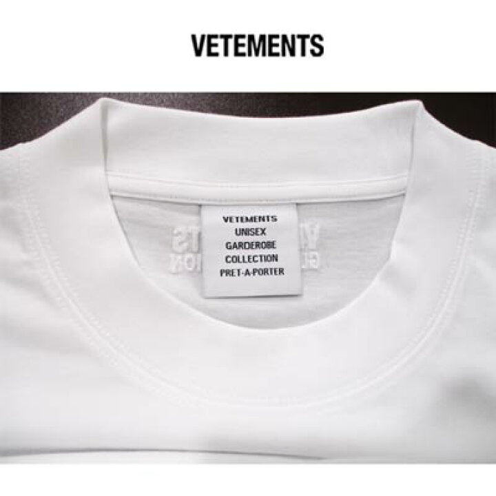 楽天市場】ヴェトモン VETEMENTS メンズ Tシャツ 半袖 トップス ロゴ  