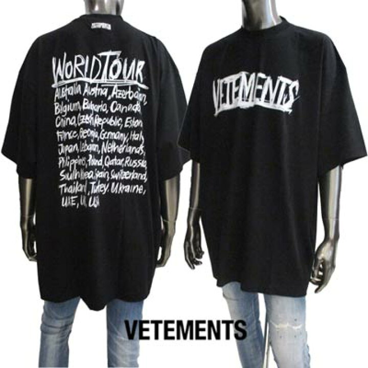 楽天市場】ヴェトモン VETEMENTS メンズ トップス Tシャツ 半袖 ロゴ 