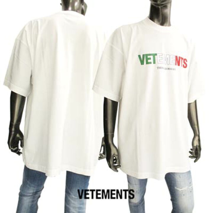楽天市場】ヴェトモン VETEMENTS メンズ トップス Tシャツ 半袖 ロゴ 