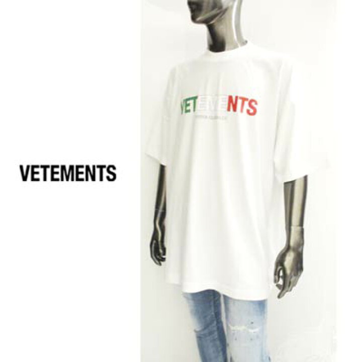 楽天市場】ヴェトモン VETEMENTS メンズ トップス Tシャツ 半袖 ロゴ 