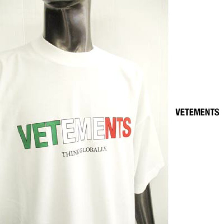 楽天市場】ヴェトモン VETEMENTS メンズ トップス Tシャツ 半袖 ロゴ 