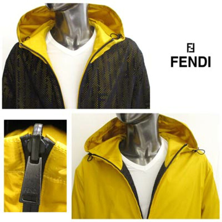 楽天市場】フェンディ FENDI メンズ アウター ジャケット ロゴ 