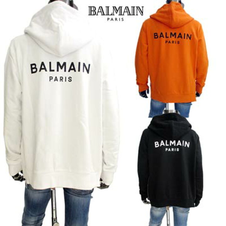楽天市場】バルマン BALMAIN メンズ トップス パーカーフーデー ロゴ 