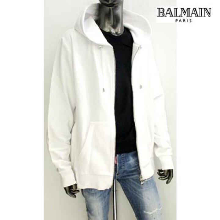 楽天市場】バルマン BALMAIN メンズ トップス パーカーフーデー ロゴ 