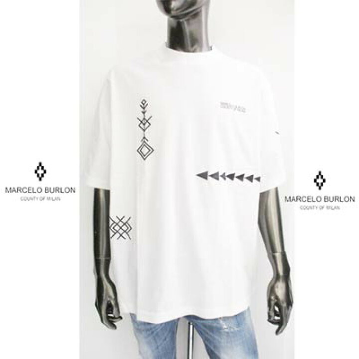 楽天市場】マルセロバーロン MARCELO BURLON メンズ トップス Tシャツ 