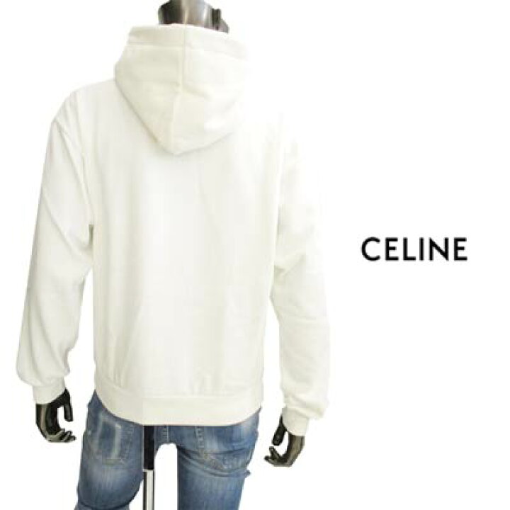 楽天市場】セリーヌ CELINE メンズ トップス パーカー フーディー ロゴ 