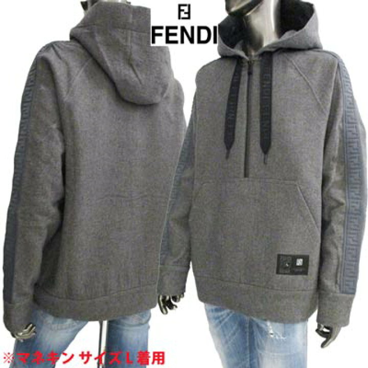 楽天市場】フェンディ FENDI メンズ トップス パーカー ロゴ カシミヤ  