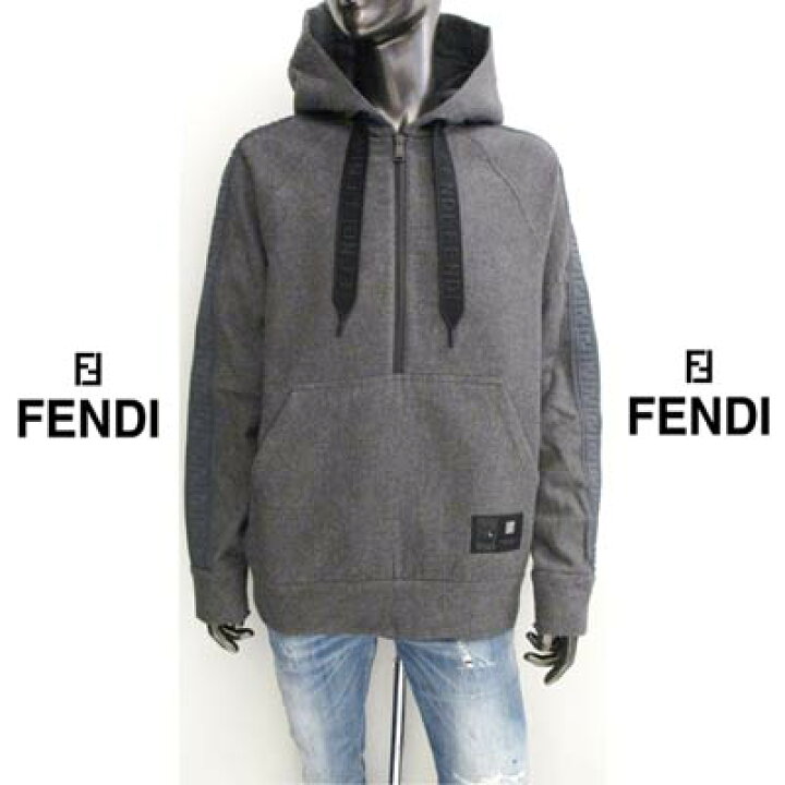 楽天市場】フェンディ FENDI メンズ トップス パーカー ロゴ カシミヤ 