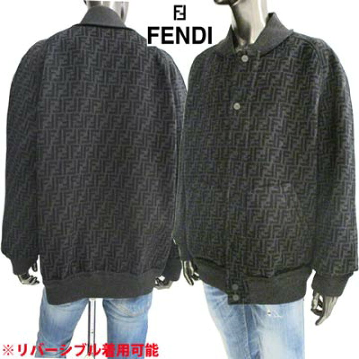 楽天市場】フェンディ FENDI メンズ ジャケット アウター ロゴ  