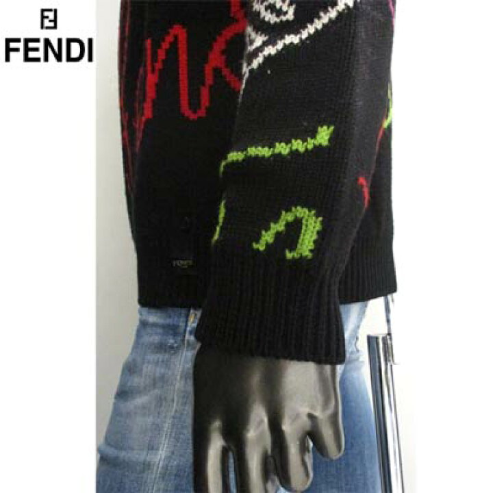 楽天市場】フェンディ FENDI メンズ トップス ニット セーター ロゴ 総  