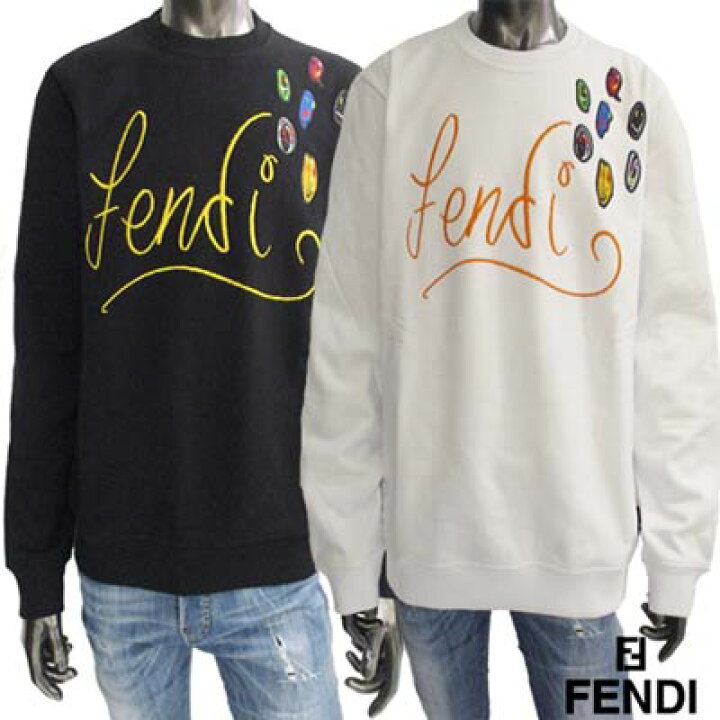 楽天市場】フェンディ FENDI メンズ トップス スウェット ロゴ 2color 