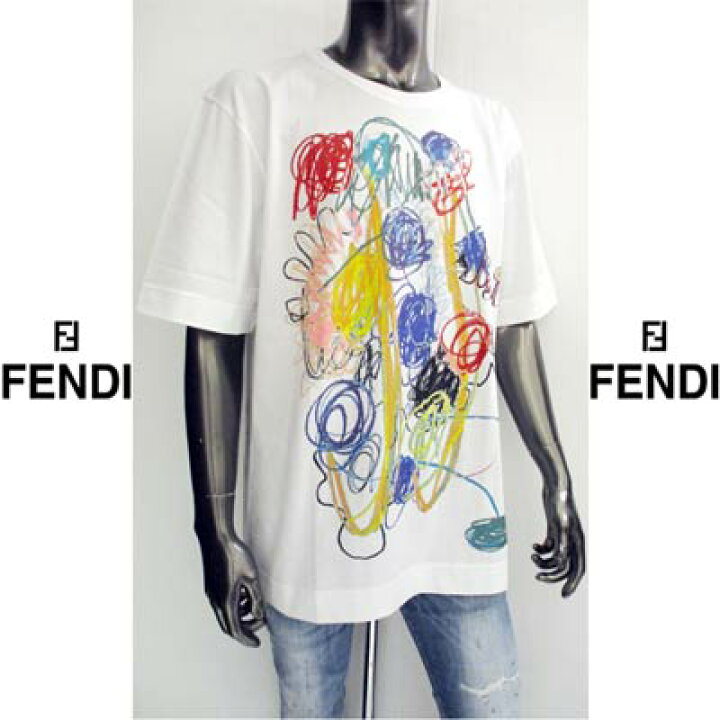 楽天市場】フェンディ FENDI メンズ トップス Tシャツ 半袖 ロゴ 
