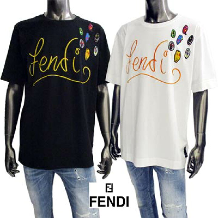 楽天市場】フェンディ FENDI メンズ トップス Tシャツ 半袖 ロゴ 