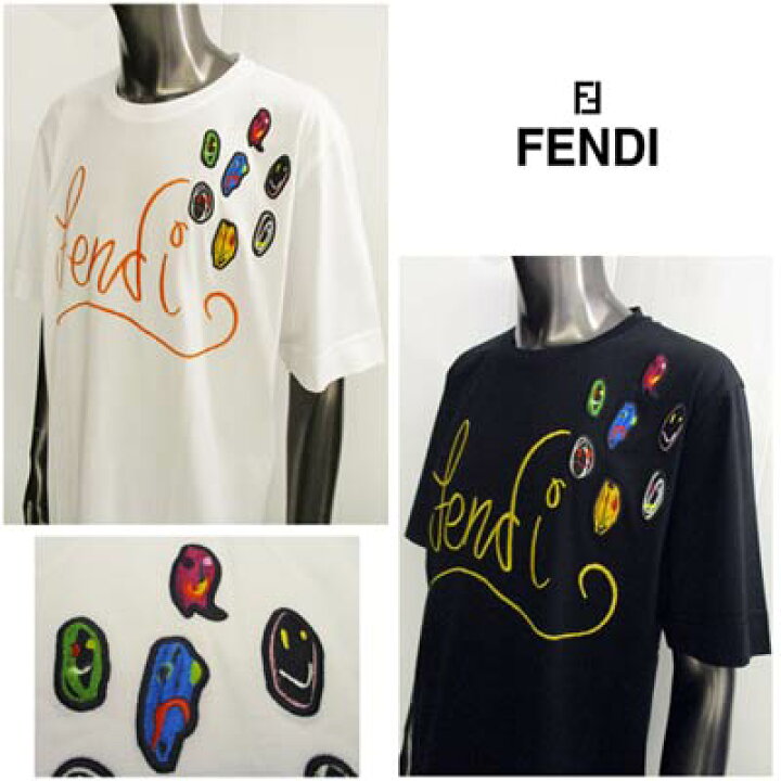 楽天市場】フェンディ FENDI メンズ トップス Tシャツ 半袖 ロゴ 
