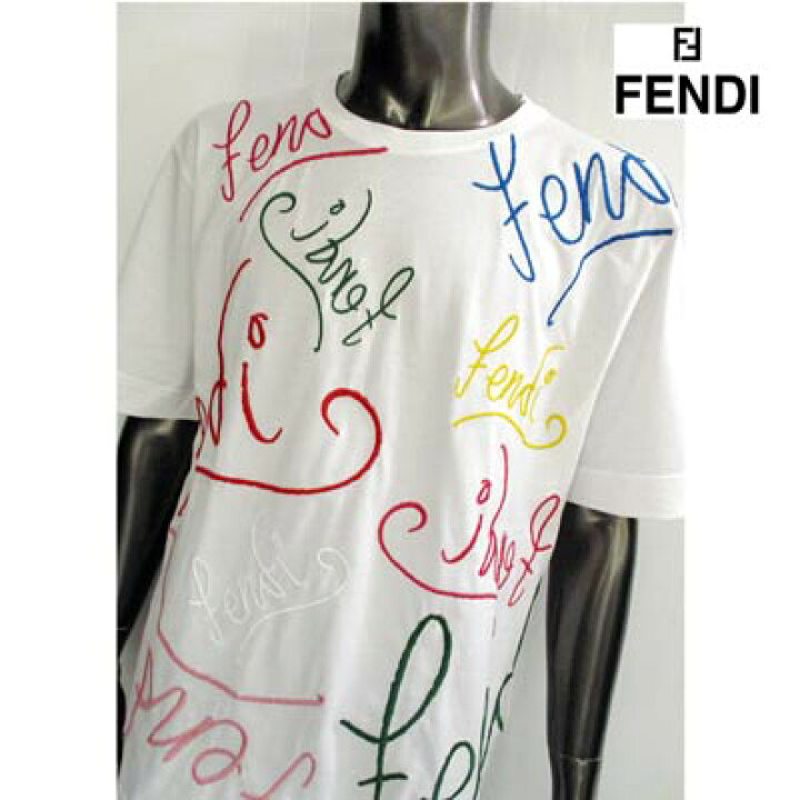 楽天市場】フェンディ FENDI メンズ トップス Tシャツ 半袖 ロゴ 
