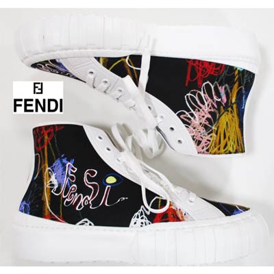 楽天市場】フェンディ FENDI メンズ 靴 スニーカー ロゴ グラフィティ 