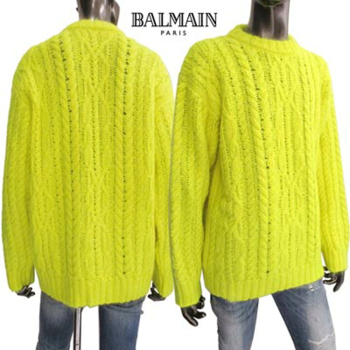 楽天市場】バルマン BALMAIN メンズ トップス ニット セーター ネオン  