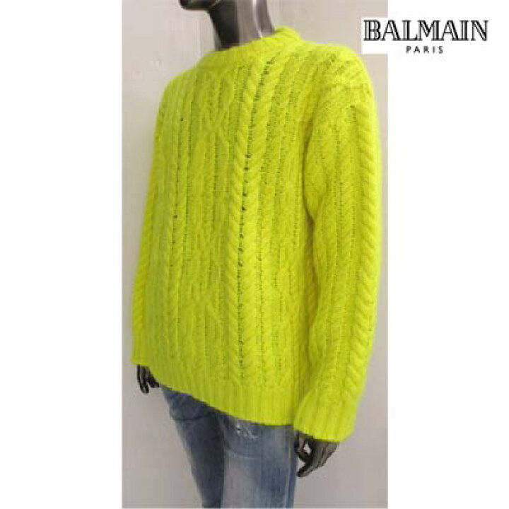 楽天市場】バルマン BALMAIN メンズ トップス ニット セーター ネオン 