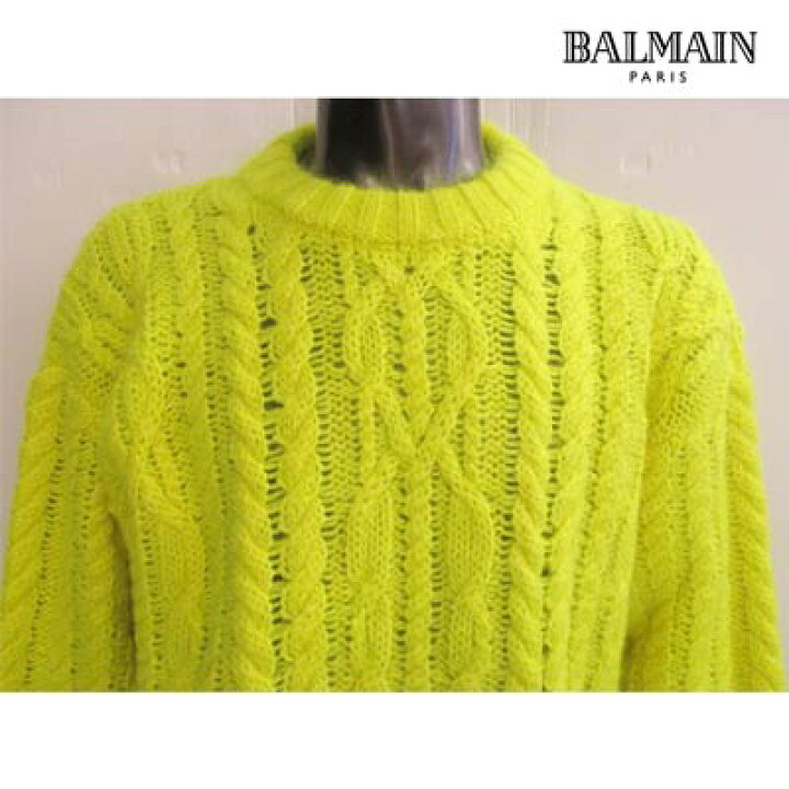楽天市場】バルマン BALMAIN メンズ トップス ニット セーター ネオン 