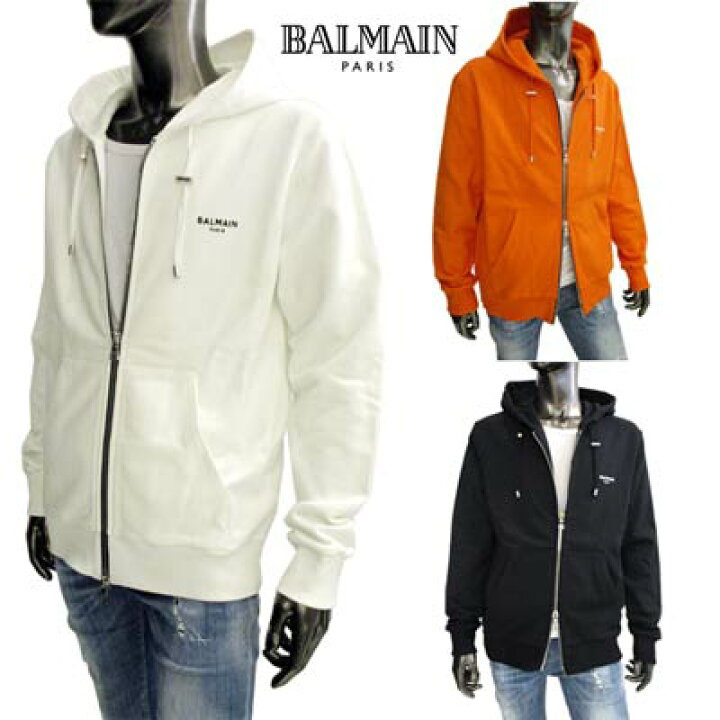 楽天市場】バルマン BALMAIN メンズ トップス パーカー ※オレンジ  
