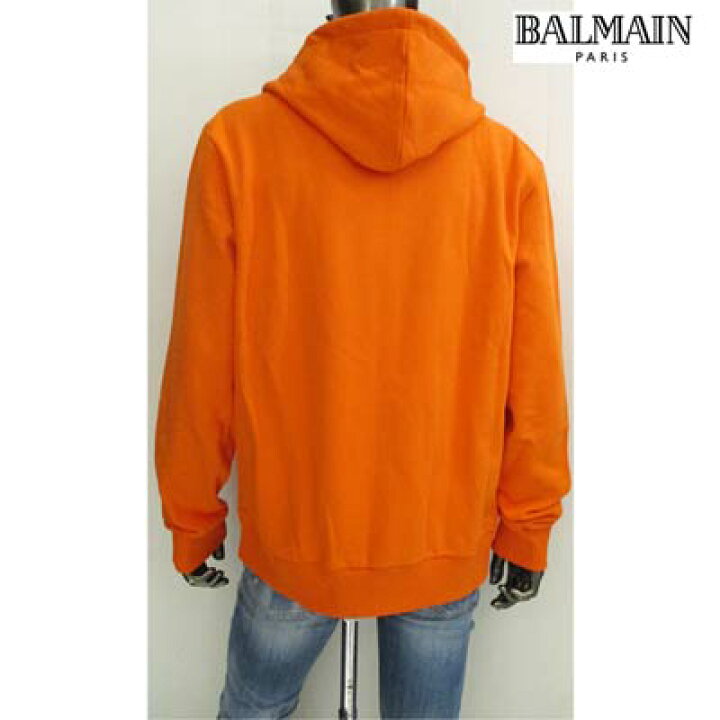 楽天市場】バルマン BALMAIN メンズ トップス パーカー ※オレンジ 