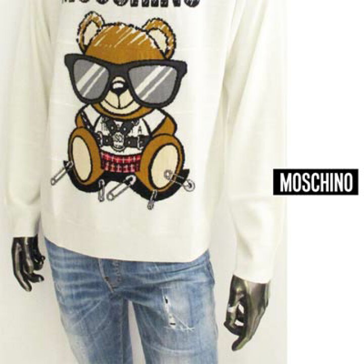 楽天市場】モスキーノ MOSCHINO メンズ トップス ニット ライト 