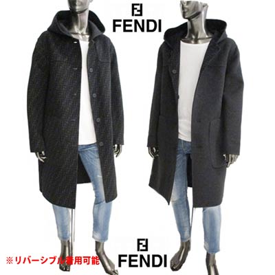 楽天市場】フェンディ FENDI メンズ アウター ジャケット コート ロゴ 