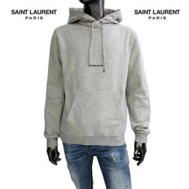 サンローランパリ SAINT LAURENT PARIS メンズ トップス パーカー フーディー ロゴ フロントSAINT LAURENT PARISスモールロゴプリント付プルオーバーパーカー 677259 YB2OD 1403 (R91300/R126500) 122 秋冬【送料無料】 【smtb-TK】