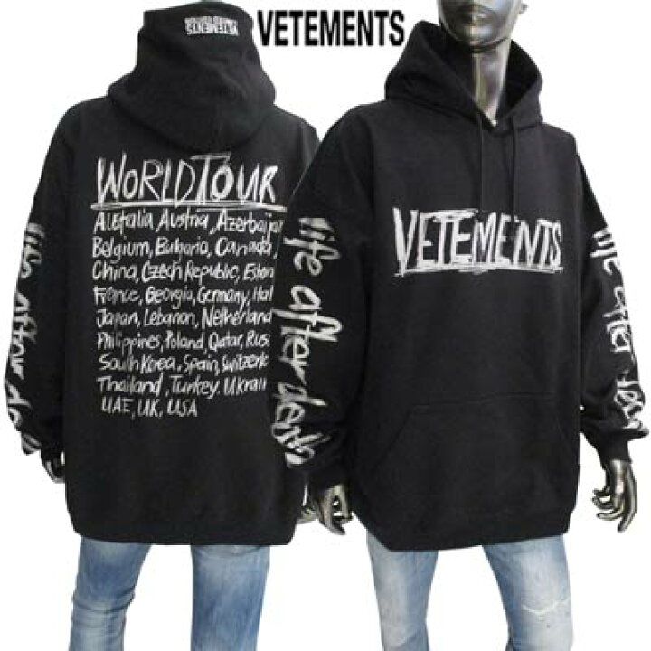 楽天市場】ヴェトモン VETEMENTS メンズ パーカー フーディ トップス 