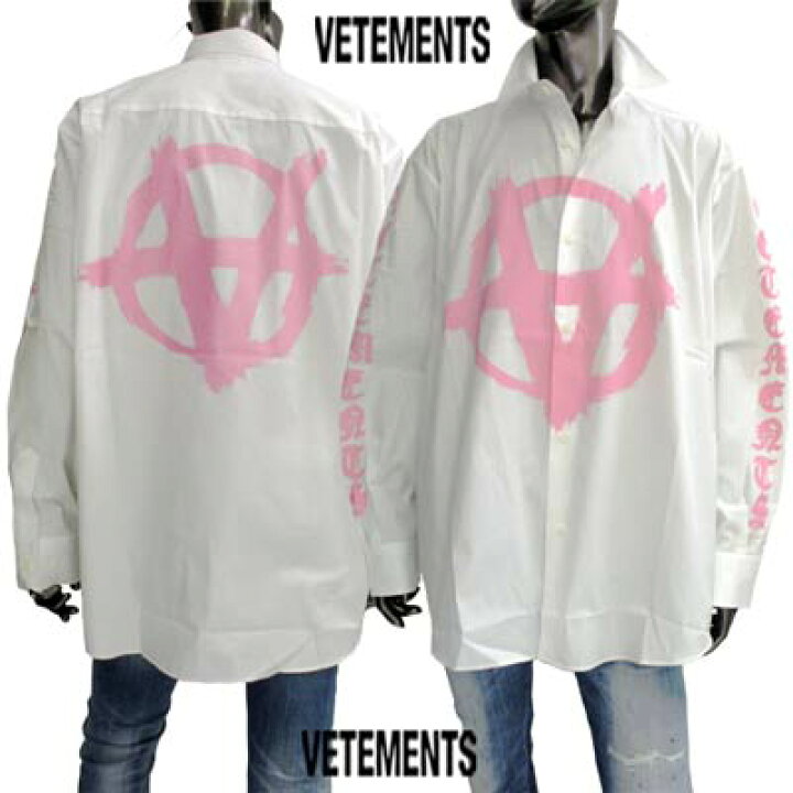 楽天市場】ヴェトモン VETEMENTS メンズ トップス シャツ 長袖 ロゴ 