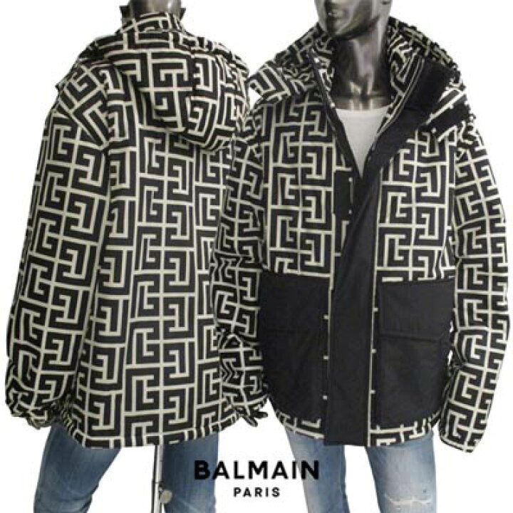 楽天市場】バルマン BALMAIN メンズ アウター ジャケット ロゴ 総柄 
