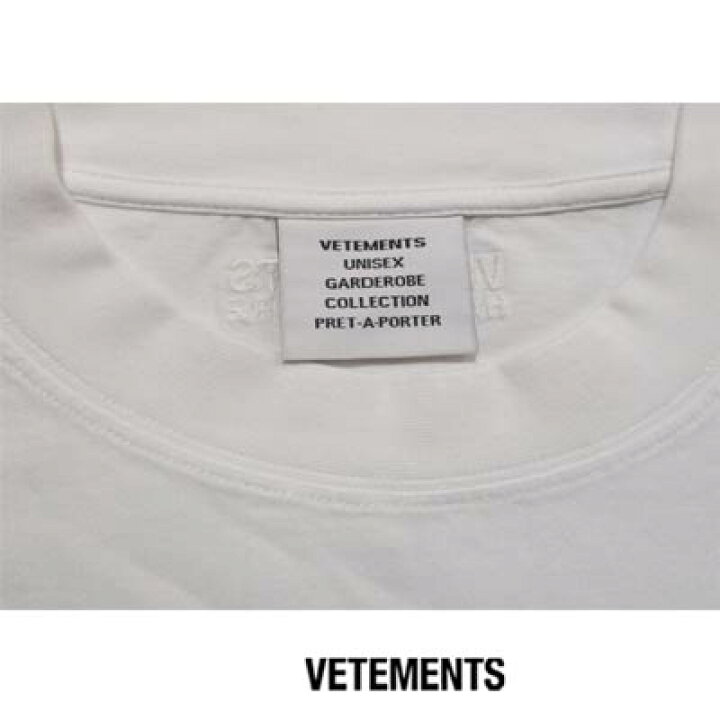 楽天市場】ヴェトモン VETEMENTS メンズ トップス Tシャツ 半袖 ロゴ 