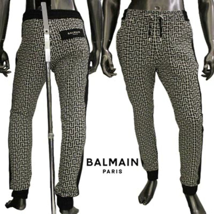 楽天市場】バルマン BALMAIN メンズ パンツ ボトムス スウェットパンツ 