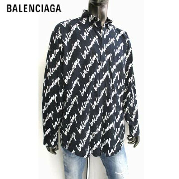 BALENCIAGA ノイズ柄シャツ バレンシアガ ノイズ柄シャツ NOISE MAKER  