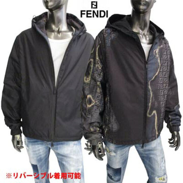 楽天市場】フェンディ FENDI メンズ アウター ジャケット リバーシブル  