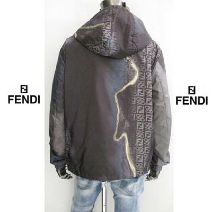 FENDI フェンディ ズッカ柄 ダウンジャケット リバーシブル アウター 