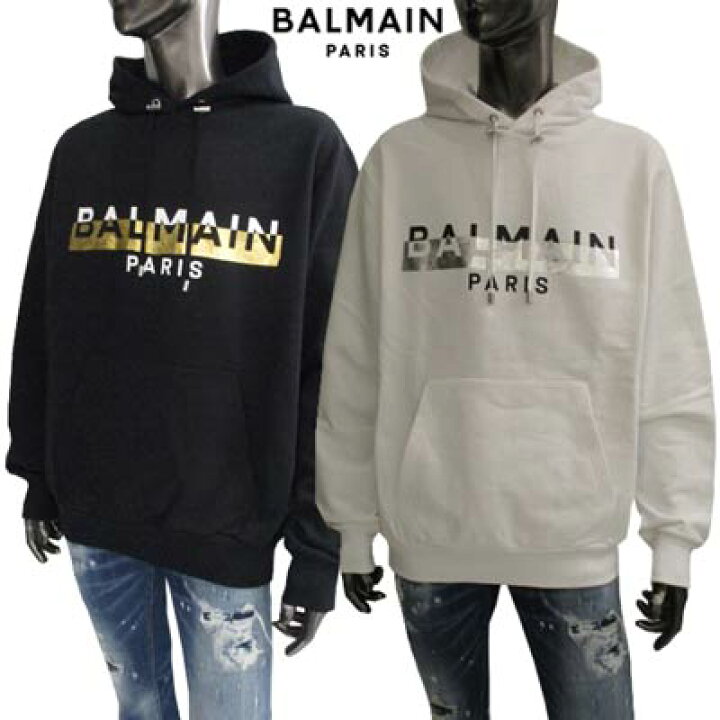 楽天市場】バルマン BALMAIN メンズ トップス パーカー フーディ 