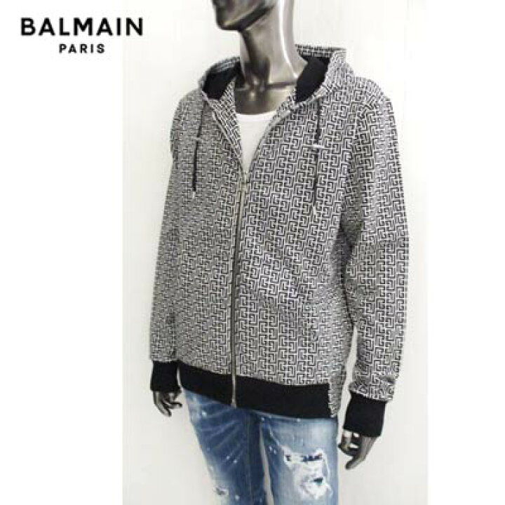 楽天市場】バルマン BALMAIN メンズ トップス パーカー フーディ setup 
