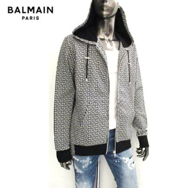 楽天市場】バルマン BALMAIN メンズ トップス パーカー フーディ setup 