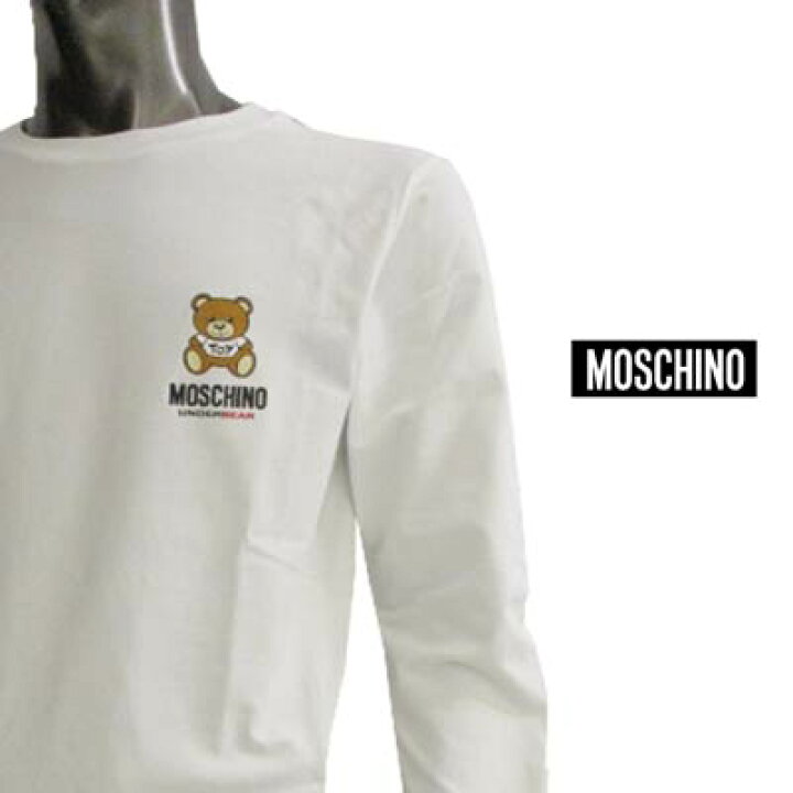 楽天市場】モスキーノ MOSCHINO メンズ トップス Tシャツ 長袖 ロンT 