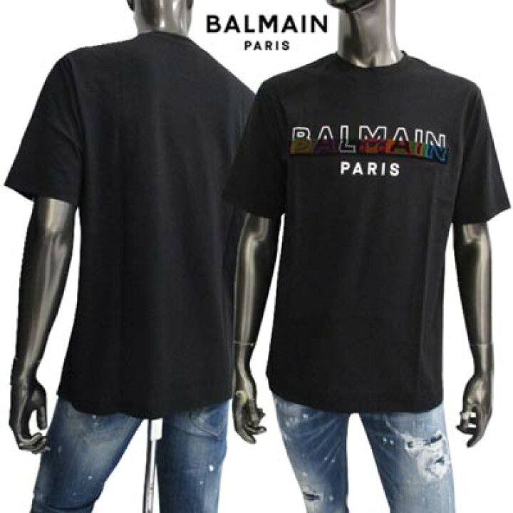 楽天市場】バルマン BALMAIN メンズ トップス Tシャツ カットソー 半袖 
