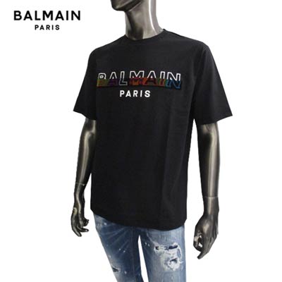 楽天市場】バルマン BALMAIN メンズ トップス Tシャツ カットソー 半袖 