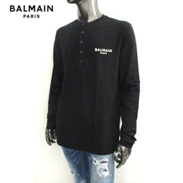 楽天市場】バルマン BALMAIN メンズ トップス Tシャツ ロンT 長袖 