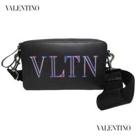 ヴァレンティノ VALENTINO メンズ 鞄 バッグ ショルダーバッグ ボディーバッグ ユニセックス可 ガラヴァーニ ネオンVLTN/V/VALENTINO GARAVANIロゴ・スタッズ装飾付き2wayショルダーバッグ ブラック XY2B0704 GCI N78 (R143000) 221 春夏新作 【smtb-TK】