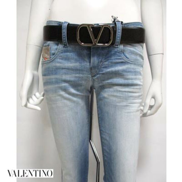 楽天市場】ヴァレンティノ VALENTINO メンズ 小物 ベルト レザー ロゴ  