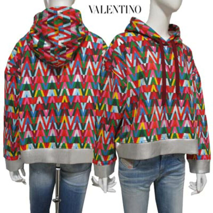 楽天市場】ヴァレンティノ VALENTINO レディース トップス パーカー 