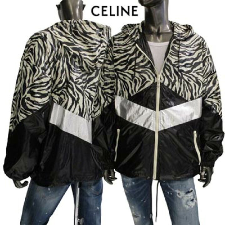 楽天市場】セリーヌ CELINE メンズ アウター ジャケット ロゴ ゼブラ 