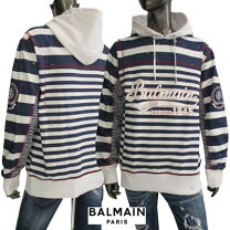 楽天市場】balmain（スタイル（パーカー）プルオーバーパーカー 