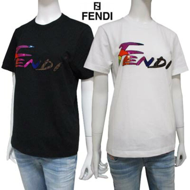 楽天市場】フェンディ FENDI レディース トップス Tシャツ カットソー 