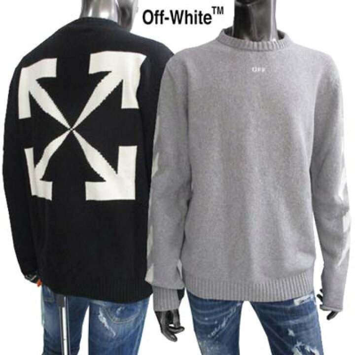 楽天市場】オフホワイト OFF-WHITE メンズ トップス ニット セーター  